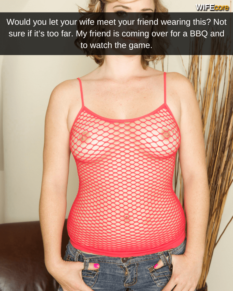 mesh hotwife bbq outfit