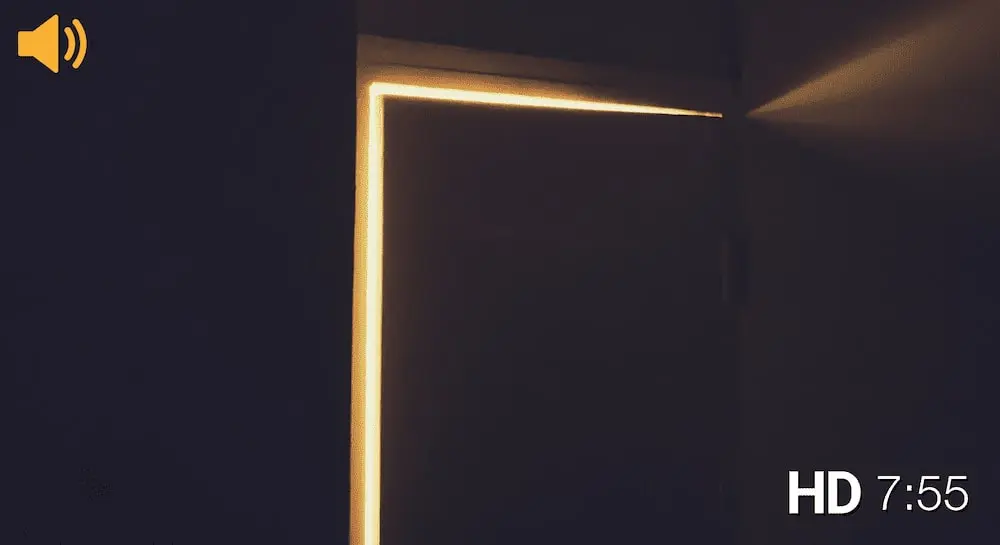 slightly open door with light coming through from the other side